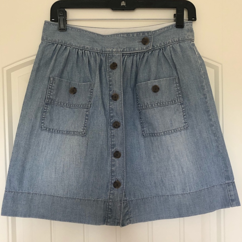 Denim Mini Skirt